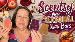SCENTSY New Seasonal Wax Bars 2026 & One Returning Fragrance🍂 First Sniff👃Impressions #waxmelts
