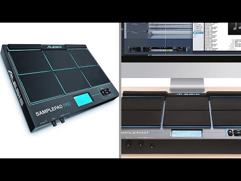ALESIS SAMPLEPAD PRO 8 Drum Trigger USB/MIDI Sampler Percussion Pad image 4