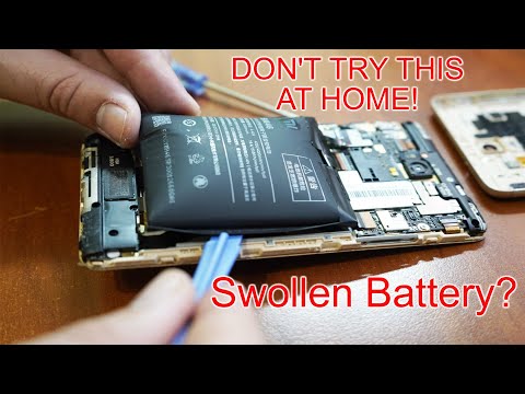 How to Repair a Swollen Battery | DON'T TRY THIS AT HOME!
