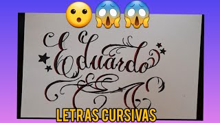 Hago el Nombre de EDUARDO en letra CURSIVA / Art Nelson