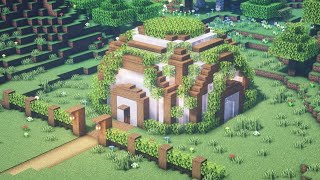 【マインクラフト】オシャレなドーム型植物園の作り方【Minecraft】How to Build a Botanical Garden / Green House【マイクラ建築】