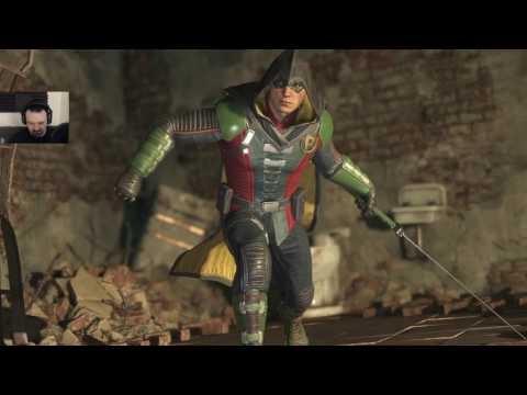 Injustice 2 1st MP gameplay pt3 - Green Lantern vs. Robin
