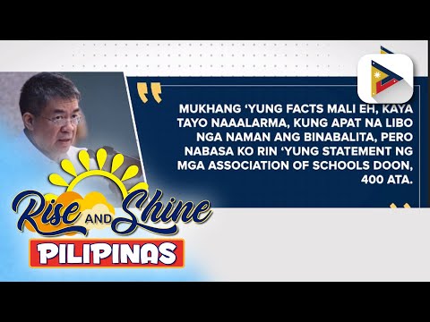 Sen. Pimentel, nais alamin ang totoo sa isyu ng mataas na bilang ng Chinese students sa Cagayan