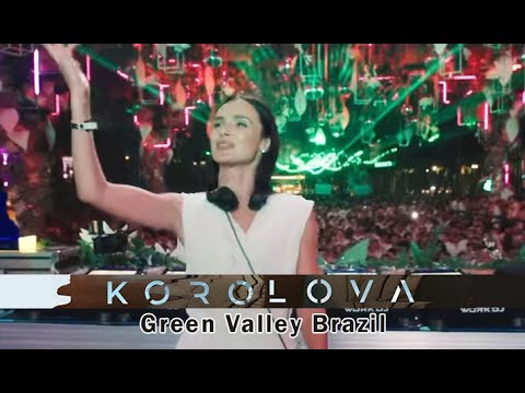 Dj Korolova in green valley Brazil