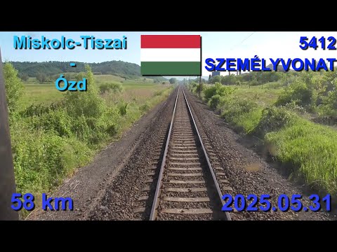 Route Miskolc.Tiszai-Sajóecseg-Kazincbarcika-Putnok-Bánréve-Ózd, 5412 Személyvonat (Miskolc-Ózd)