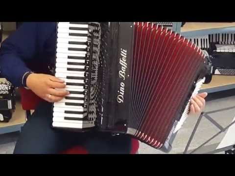 Akkordeon Dino Baffetti Professional IB, 5 Chöre Diskant & Bass Video Klangprobe