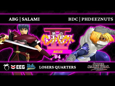 Second Impact 4 - ABG | salami (Marth/Peach) VS BDC | PhDeeznuts (Sheik) - Losers Quarters