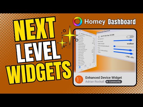 Homey Pro Enhanced Device Widget–A Game Changer for Your Dashboard!