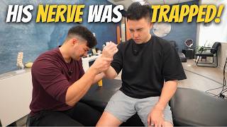 Treating an IRRITATED NERVE & SHOULDER INJURY! | Full Chiropractic Treatment With Dr. Tyler Bigenho