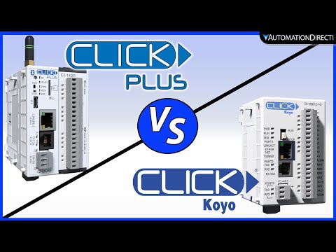 CLICK PLUS PLC vs CLICK PLC - from AutomationDirect