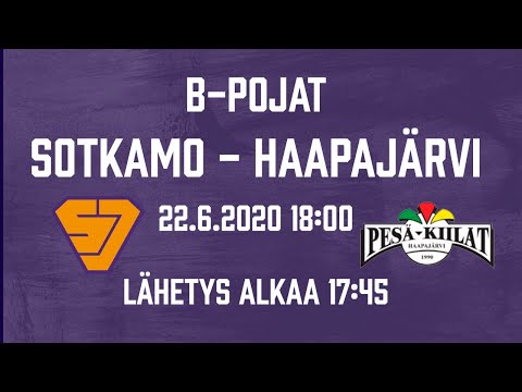 B-pojat Sotkamo - Haapajärvi 22.6.2020