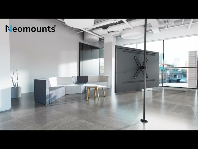 Vidéo teaser pour Neomounts FL40-430BL14 TV pole mount - full motion