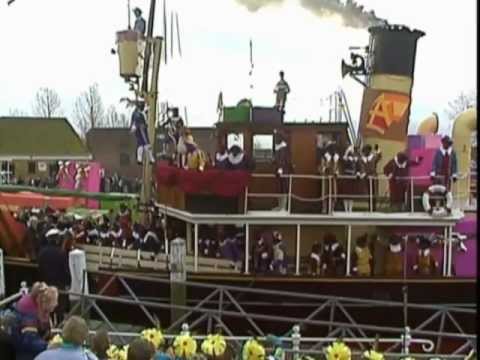 Landelijke tv intocht Sinterklaas in Zierikzee 1988