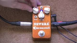 Tone Freak Severe Distortion Pedal Review - Yamaha AES 720