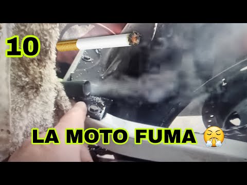 10 LA MOTO TETRIS FUMA!! 😵Detecto Fallo MUY Grave 😵 Se para en caliente y no arranca😤 YAMAHA R6