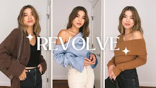 revolve fall try on haul my first time ever shopping from revolve cute amp trendy pieces for fall