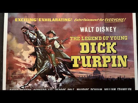 WALT DISNEY'S. THE LEGEND OF YOUNG DICK TURPIN. 1966 SWASHBUCKLING ADVENTURE.
