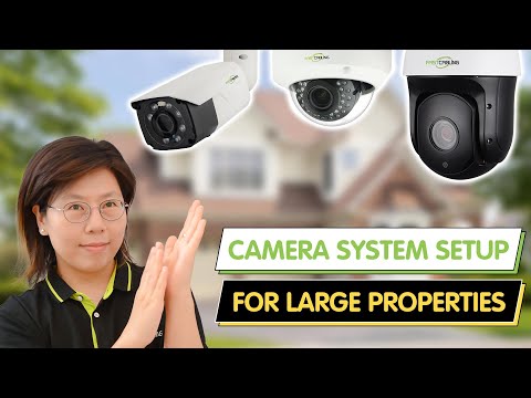PoE Camera System Setup for Large Properties