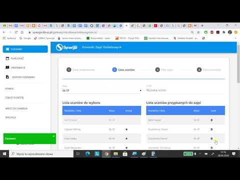 Dziennik zajęć dodatkowych
