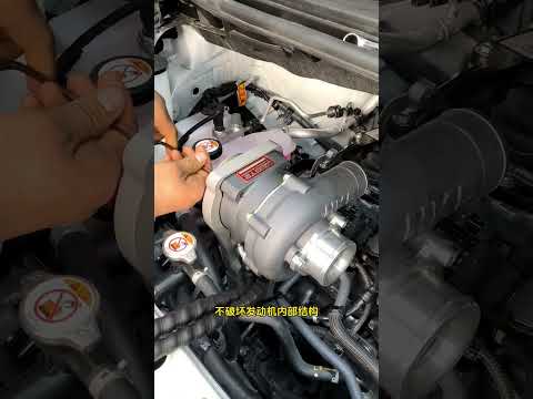 Toyota Vellfire equipped Japan-imported HKS centrifugal supercharger to solve the power short issue