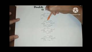 Double elimination 13 Teams