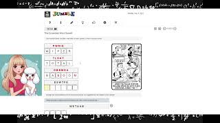 Meli unscrambes the Jumble 11.7.24