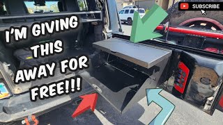 Rockslide Engineering rear Tailgate Table, install and review. **PLUS GIVE-AWAY!!!***