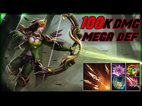 Windranger Beast Mode 28 Kills Mega Creep Def Unreal Comeback Dota 2