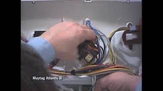 Removing Control Parts and the Lid Switch from a Maytag Atlantis III Washer
