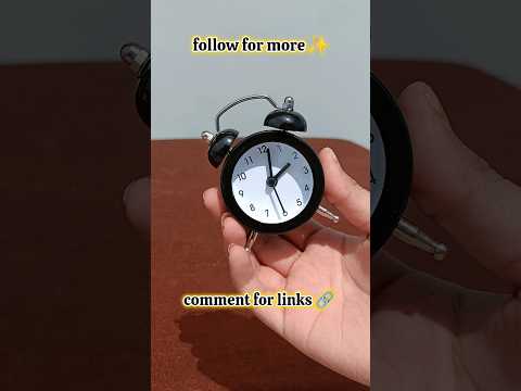 Mini Clock from meesho under ₹120/- #meeshofinds #meesho #meeshohaul #explore