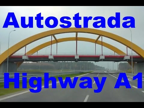 Autostrada / Highway A1 Łódź - Toruń