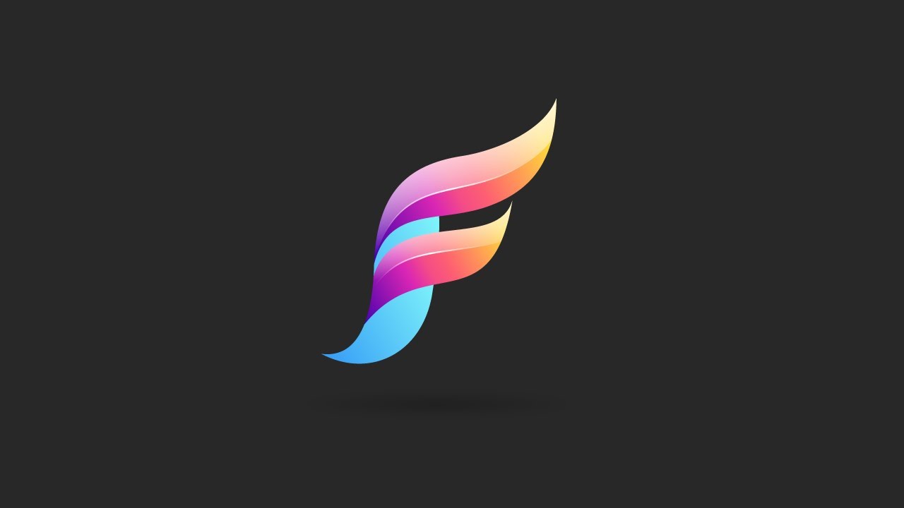 Letter F Logo Design in Adobe Illustrator
