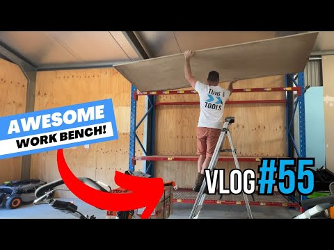 The BEST Garage Shelving / Storage Solution for Me - VLOG #55