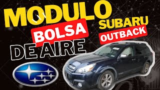 Como cambiar el modulo de la bolsa de aire de un Subaru Outback 2010 - 2014