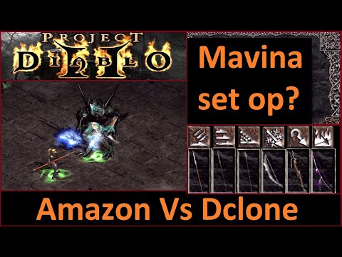 PD2 - S2 - Amazon Vs Dclone - Fire / Cold / Jab / Charged / Poison - (No commentary)