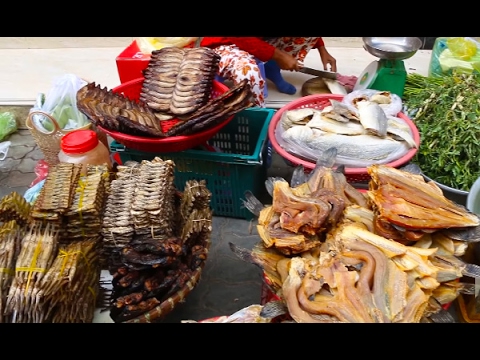 Country Food In My Village, Art Of Living In Cambodian Market, Asian Market