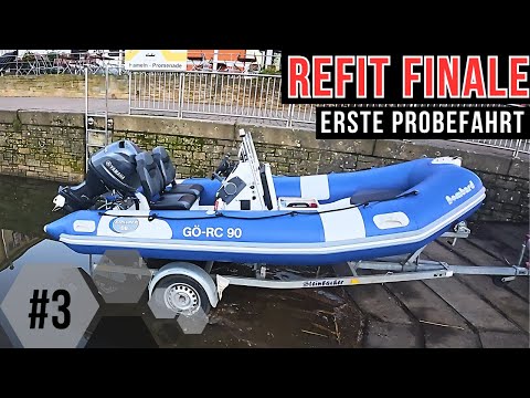 Bamboleo Refit Finale: Schaltzüge, Tankgeber & die erste Probefahrt | Yamaha F50 Ready für die Elbe