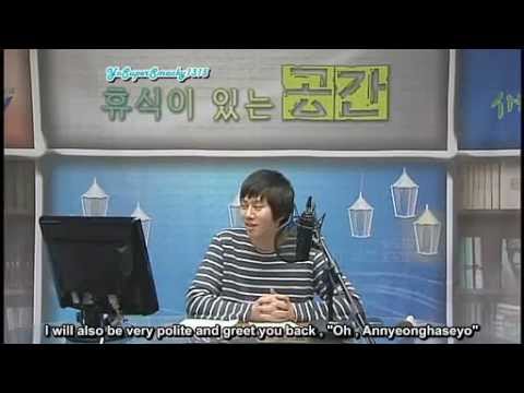 (Eng Sub) 120120 Heechul's SangDong Cafe - Handsome + Greeting