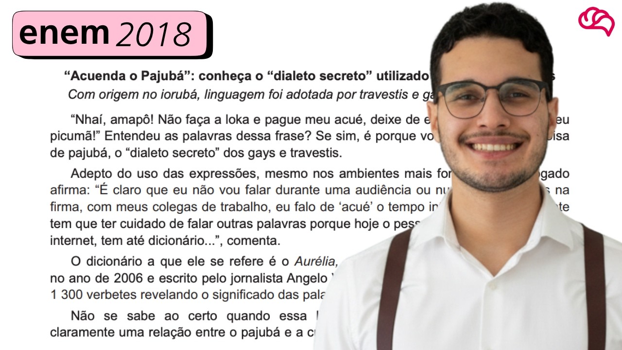 Resolução em Vídeo — Questão 37 ENEM 2018