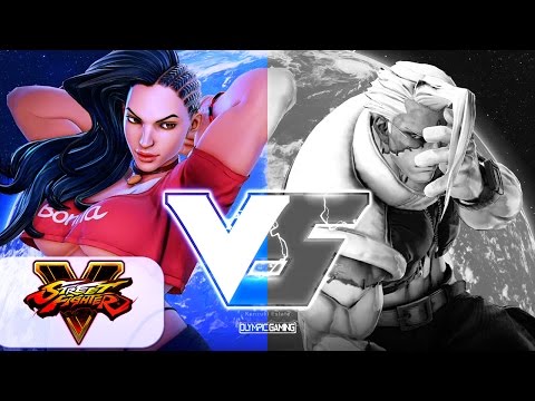 WolfKrone (Laura) Vs Liquid Nuckledu (Nash) Street Fighter 5V Gameplay