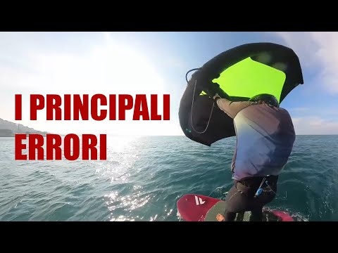 Lezioni di Wingfoil - I principali errori