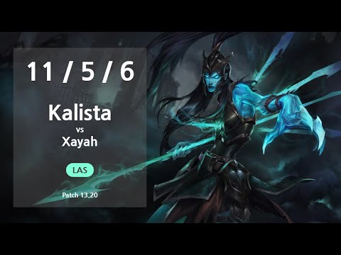 Kalista ADC vs Xayah - LAS Diamond I Patch 13.20