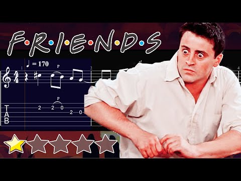 Friends Theme Song Easy Guitar Tab for Beginners [ Tutorial ]