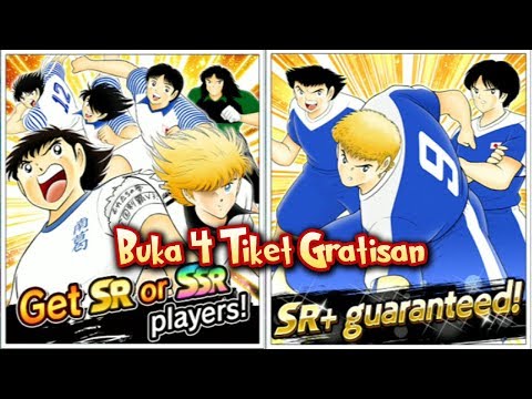 Captain Tsubasa Dream Team: Buka 4 Tiket SR+ Gratisan (INDONESIA)