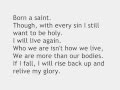 Black Veil Brides In The End Lyrics
