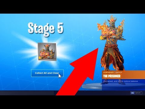 how to unlock stage 5 the prisoner skin stage 5 prisoner skin location in fortnite - fortnite how to unlock ruin stages