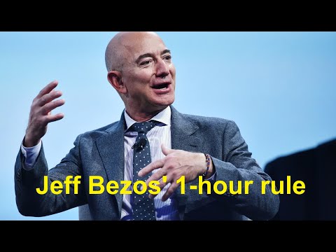 Short Story: Jeff Bezos' 1-hour rule that is scientifically proven to be effective