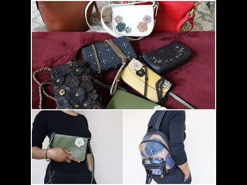 Coach Bag TRY ON - Part 1: Clutches, Swagger 27, Academy Backpack 23