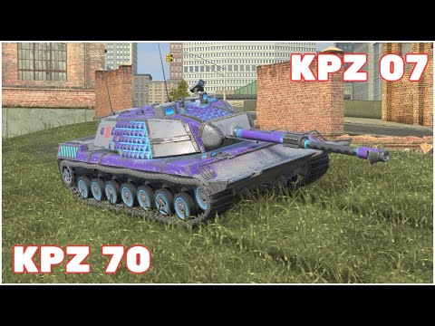 Kpz. 07P(E) & Kpz 70 ● WoT Blitz Best Replays