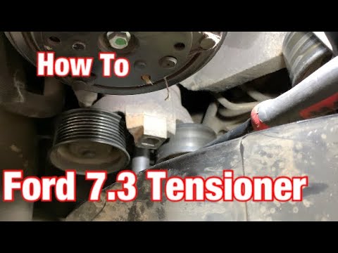 2002 F-350 7.3 Powerstroke Diesel Tensioner Replacement